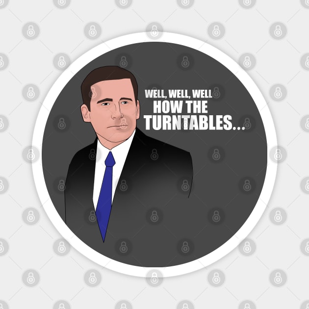 Michael Scott: Turntables Magnet by CoolDojoBro